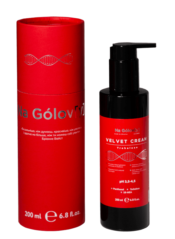VELVET CREAM незмивний крем-кондиціонер із трегалозою «Na Gólov[y]»