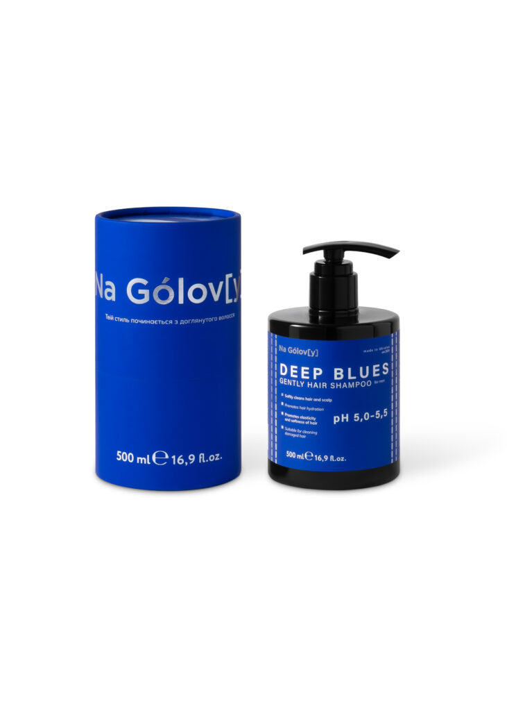М’який шампунь для чоловіків Deep Blues «Na Gólov[y]»